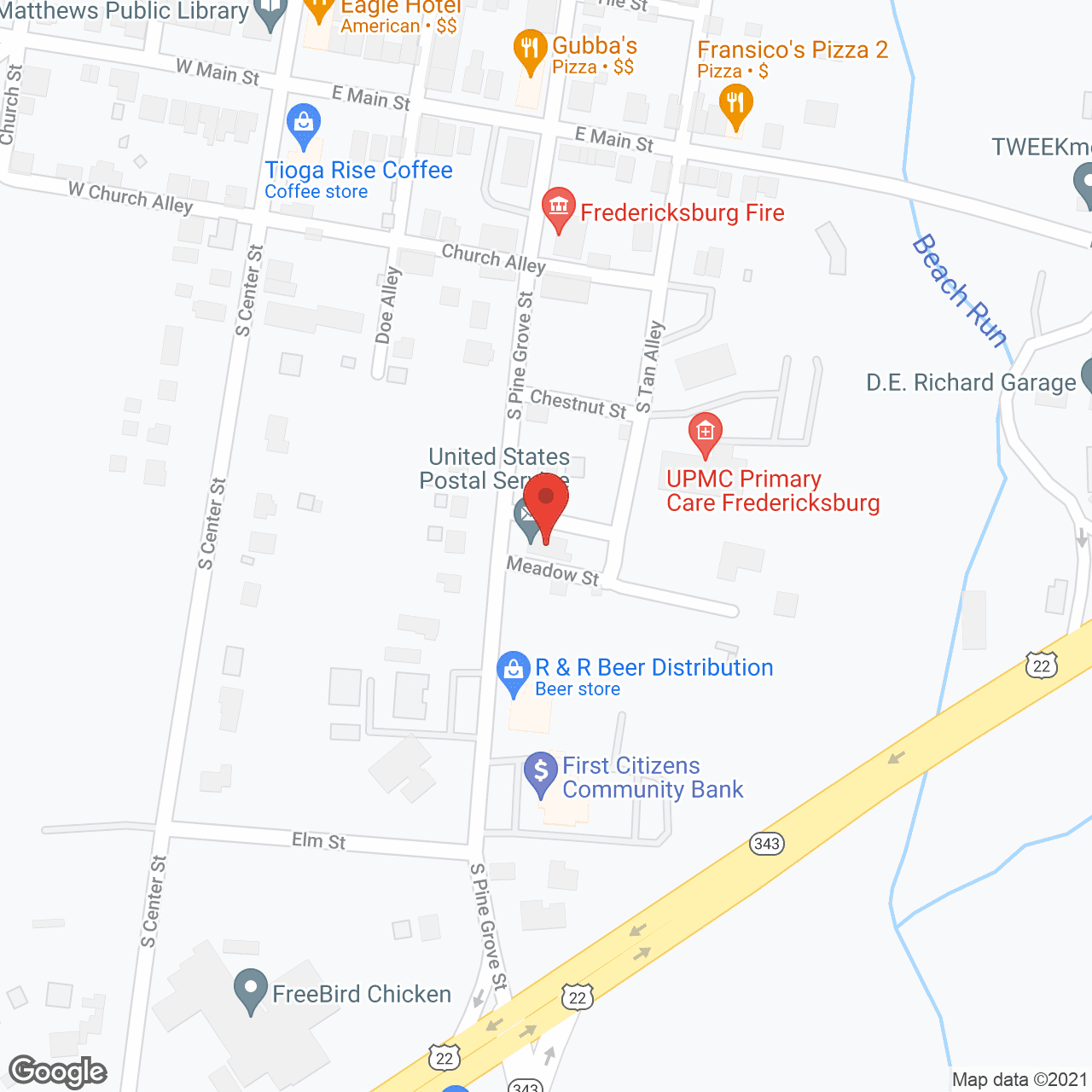 Map of the neighborhood around Appelt Family Care Home