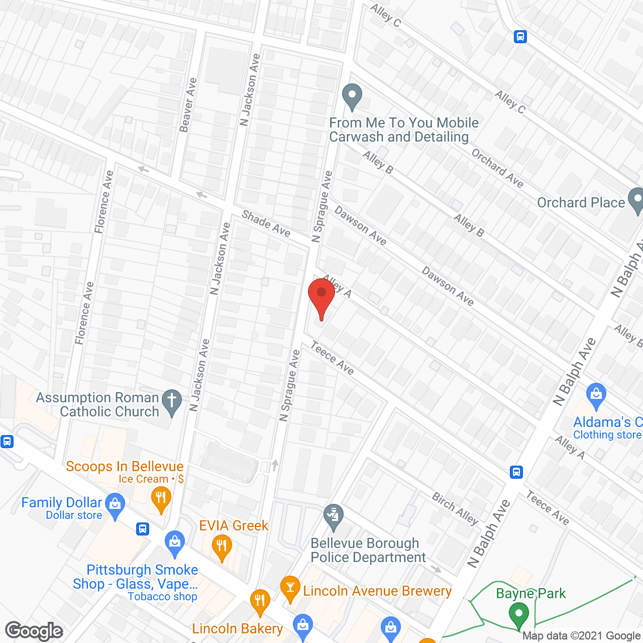 Map of the neighborhood around Favers Residential Care Home II