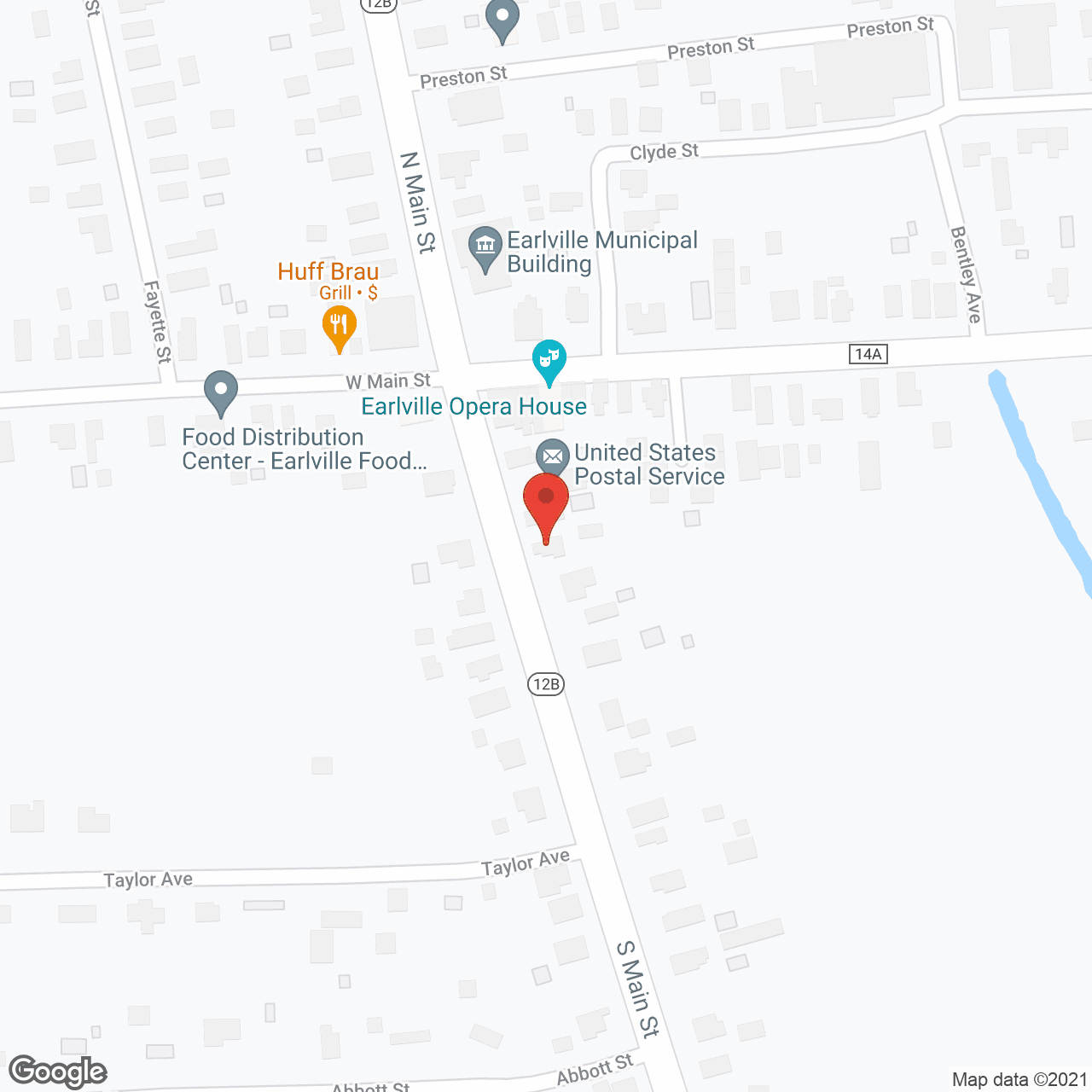 Map of the neighborhood around Family Home Care
