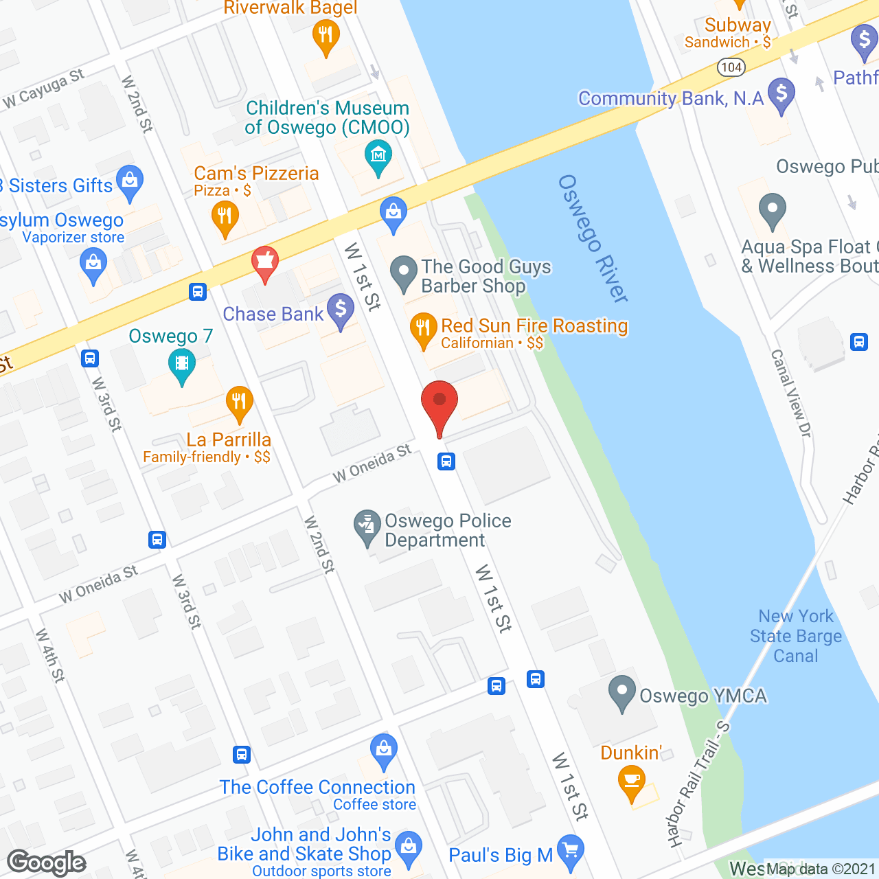 Map of the neighborhood around St Luke Residential Hlth Care