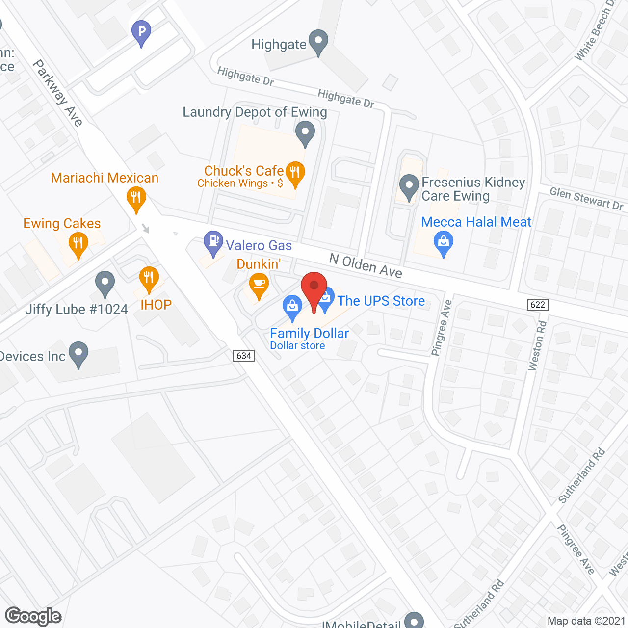 Map of the neighborhood around Abco, Inc. #939196