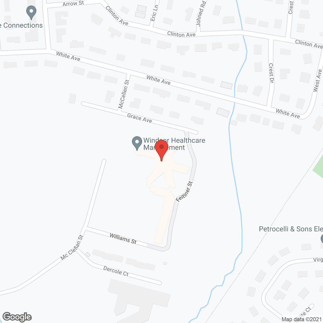 Map of the neighborhood around Buckingham Care and Rehabilitation