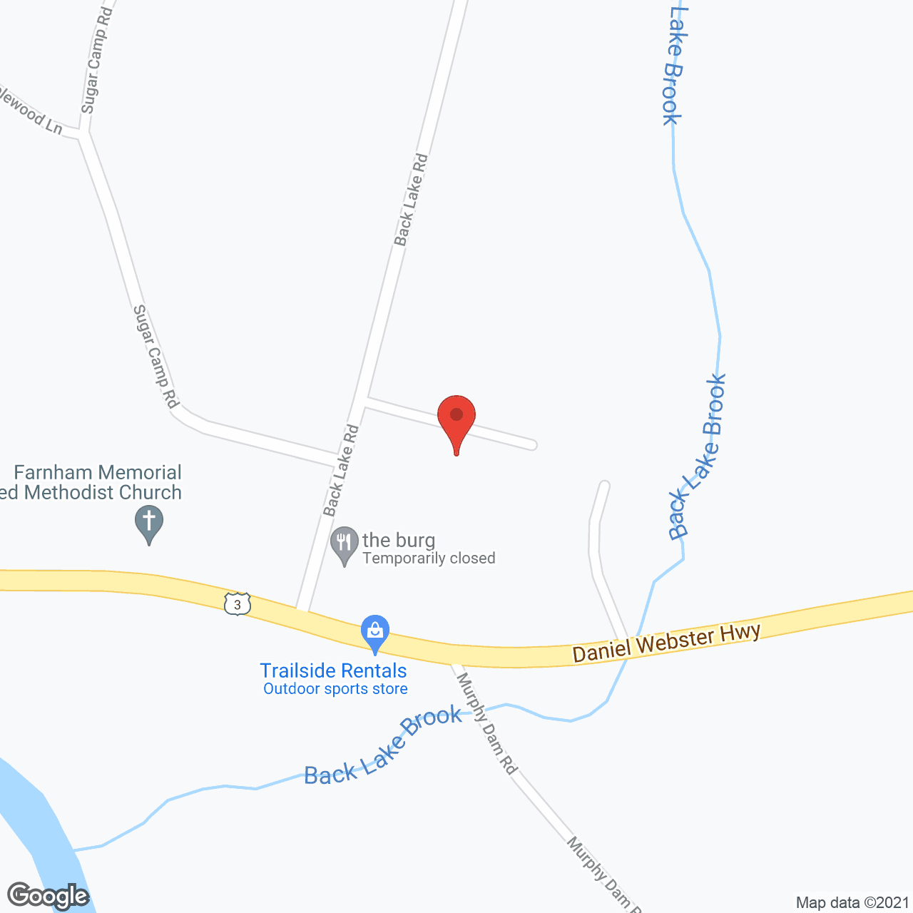 Map of the neighborhood around Echo Valley Village