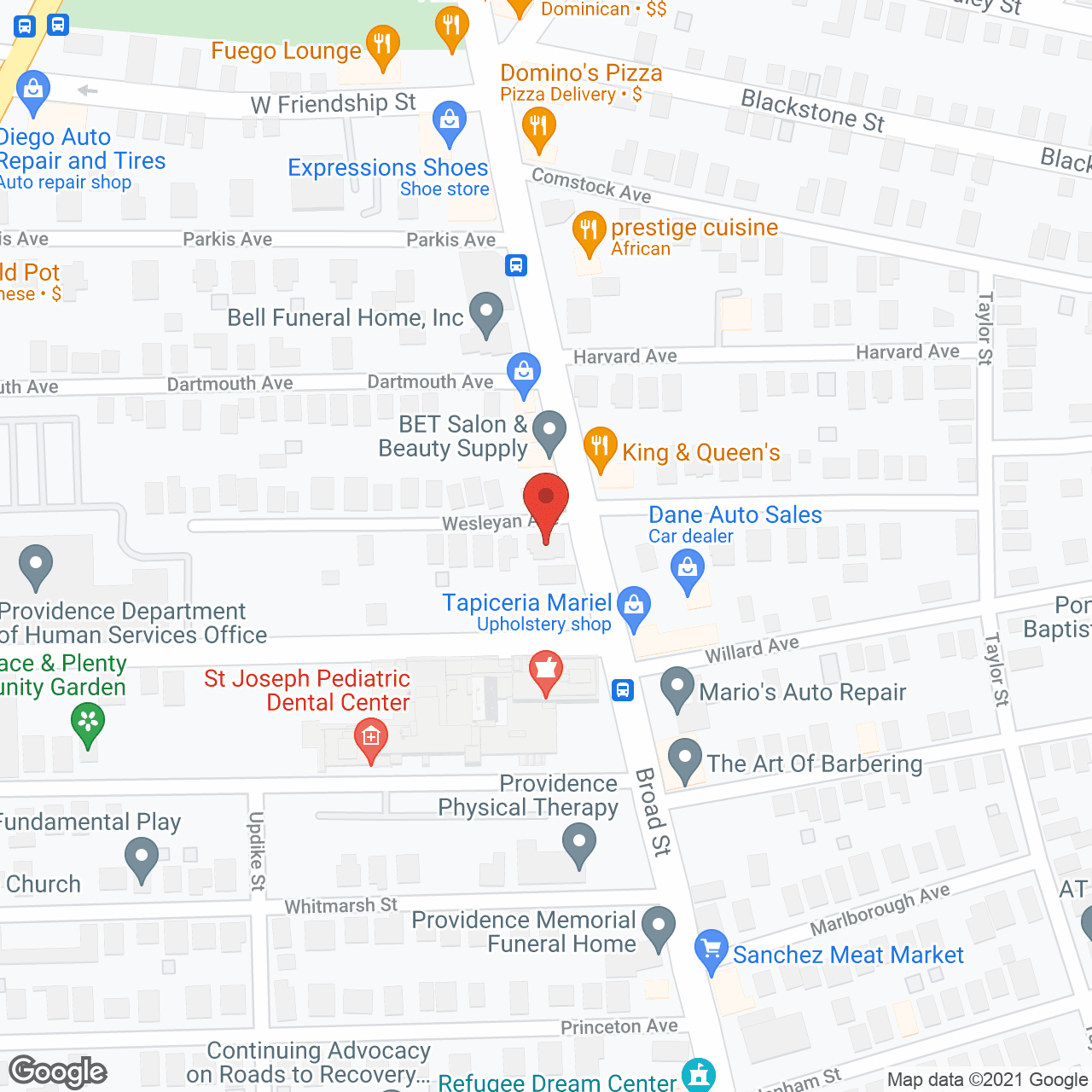 Map of the neighborhood around Ann's Rest Home