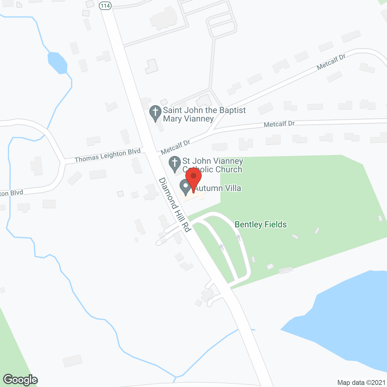 Map of the neighborhood around Autumn Villa Assisted Living