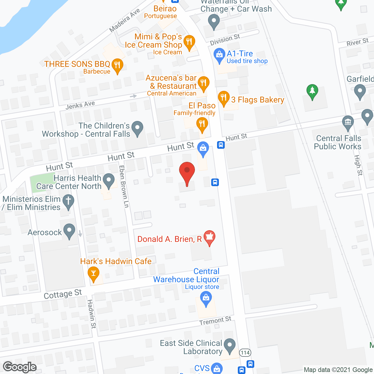 Map of the neighborhood around Victorian Manor Inc