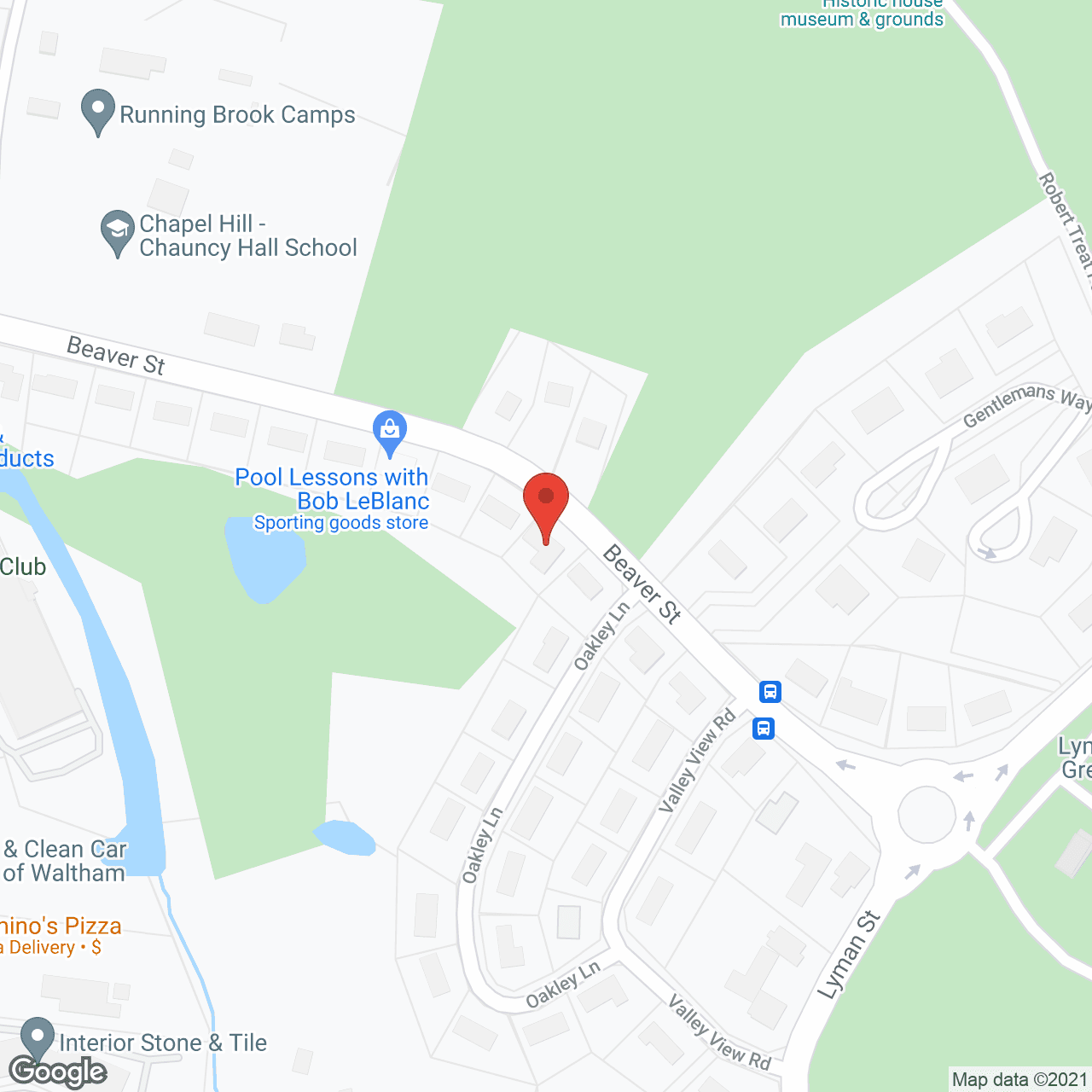 Map of the neighborhood around The Dorothy Frances Home