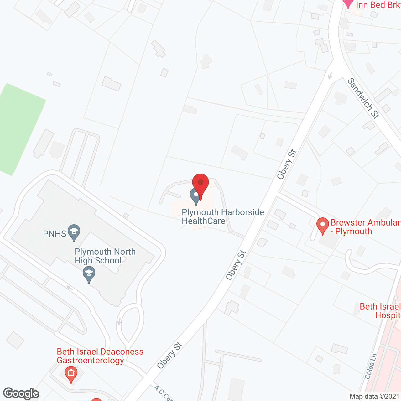 Map of the neighborhood around Golden Living Center Plymouth