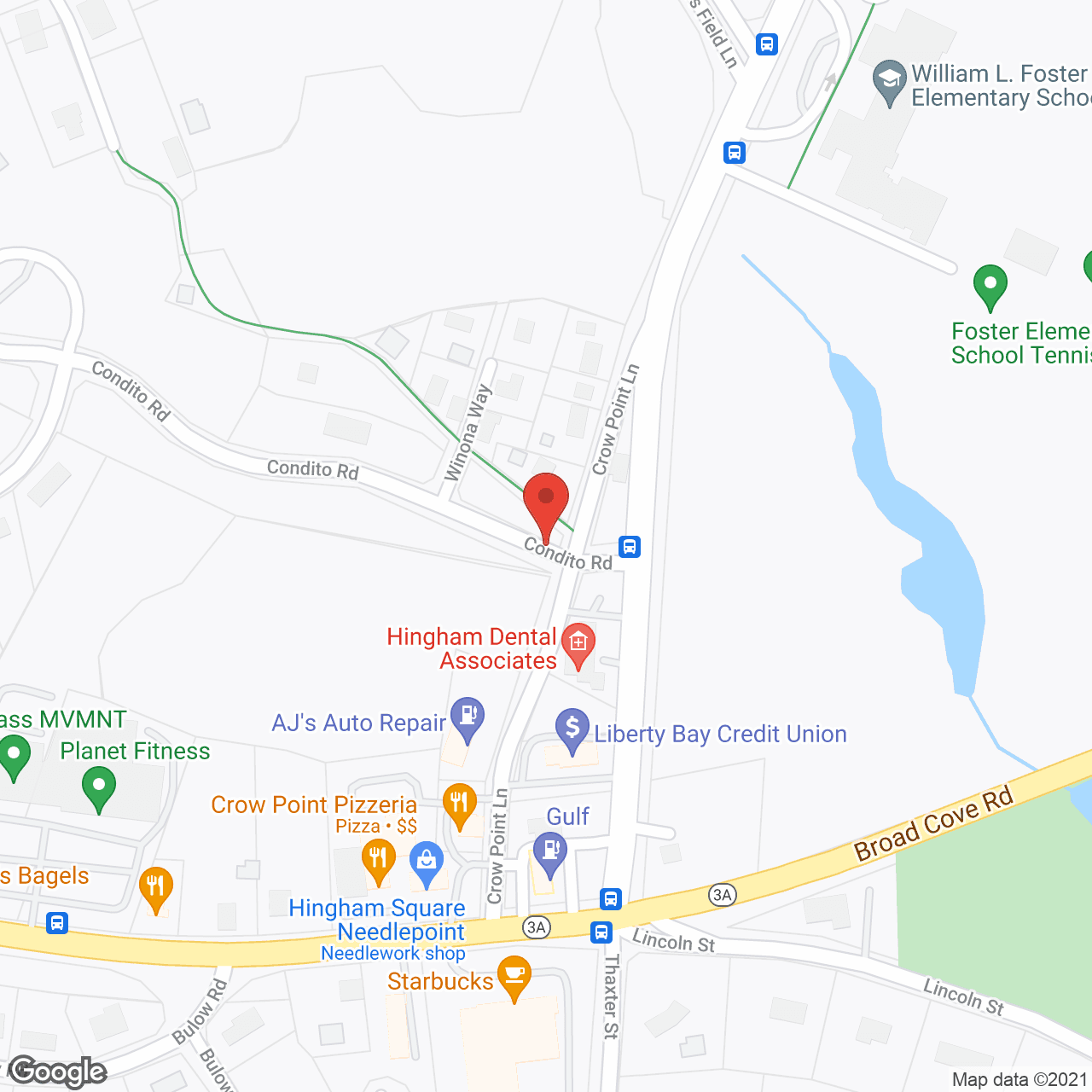 Map of the neighborhood around Harbor House Rehabilitation and Nursing Center