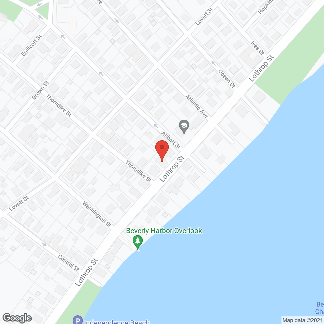 Map of the neighborhood around Girdler House Retirement Home