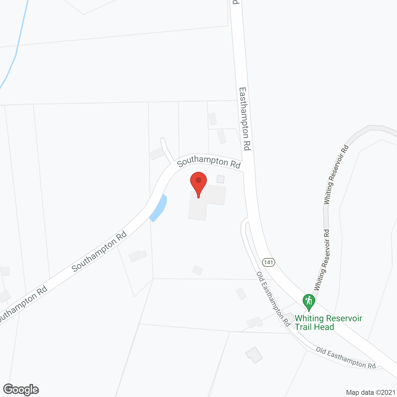 Map of the neighborhood around Holyoke Rehabilitation Center