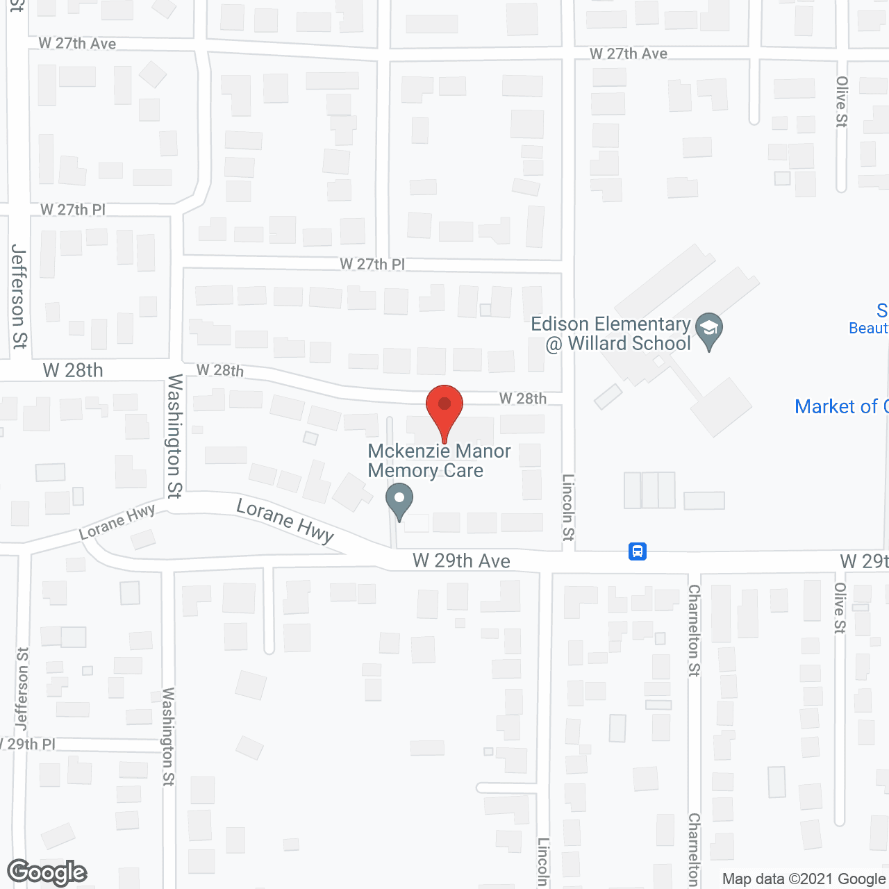 Map of the neighborhood around SouthTowne Living Center