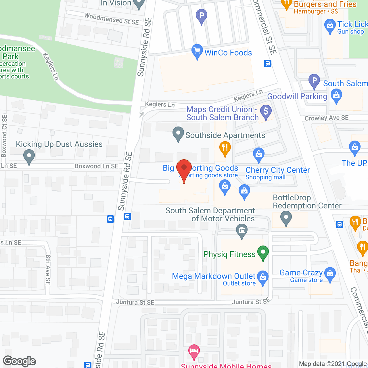 Map of the neighborhood around Regency Woodland
