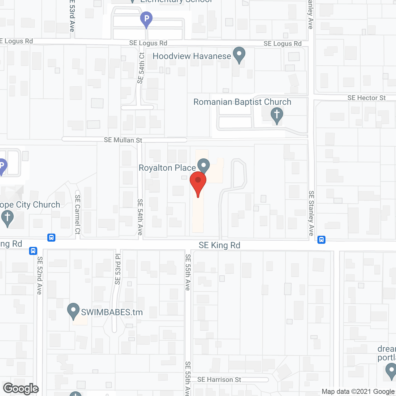 Map of the neighborhood around Royalton Place