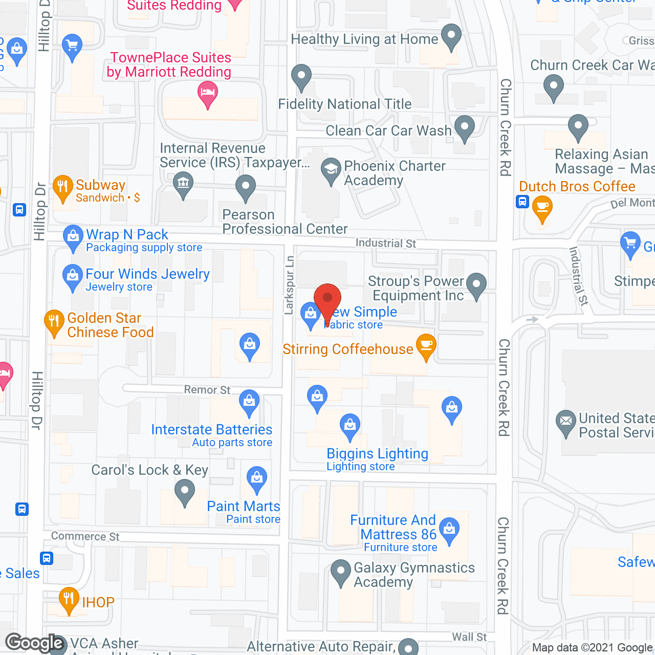 Map of the neighborhood around Victor Residential Ctr