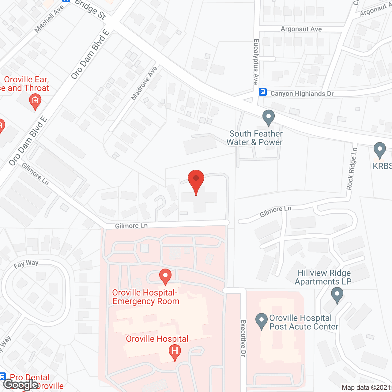 Map of the neighborhood around Shadowbrook Health Care Ctr