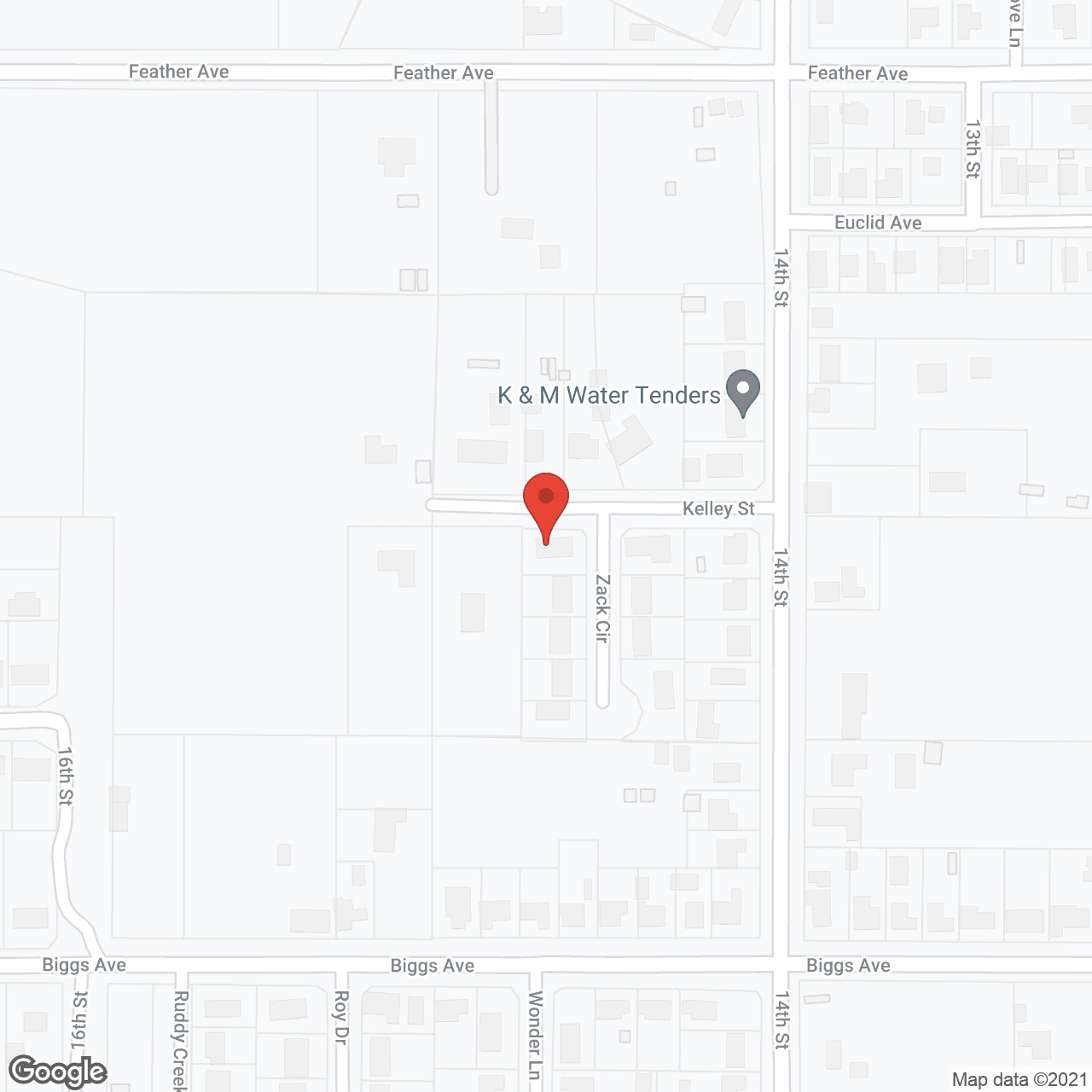 Map of the neighborhood around Truex Guest Home