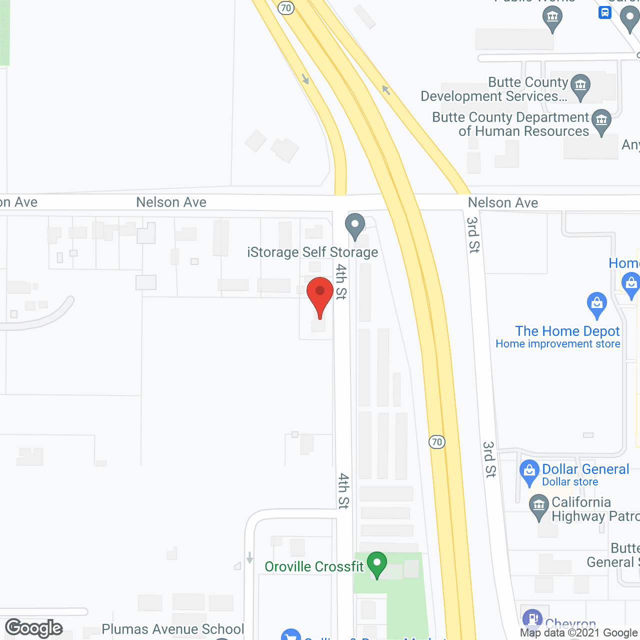 Map of the neighborhood around Shade Tree Manor