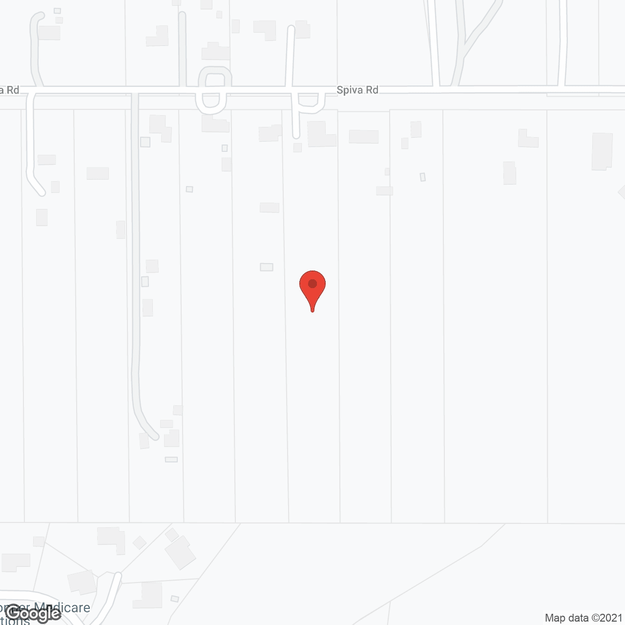 Map of the neighborhood around Spiva Acres