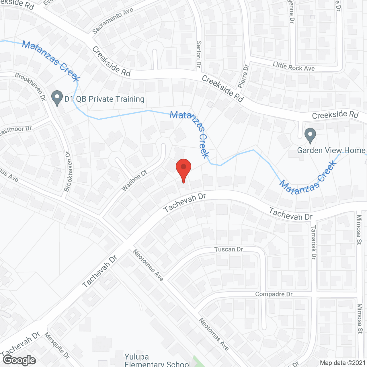 Map of the neighborhood around Ana's Care Home
