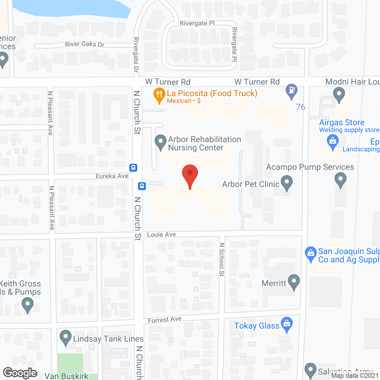 Map of the neighborhood around Lodi Commons