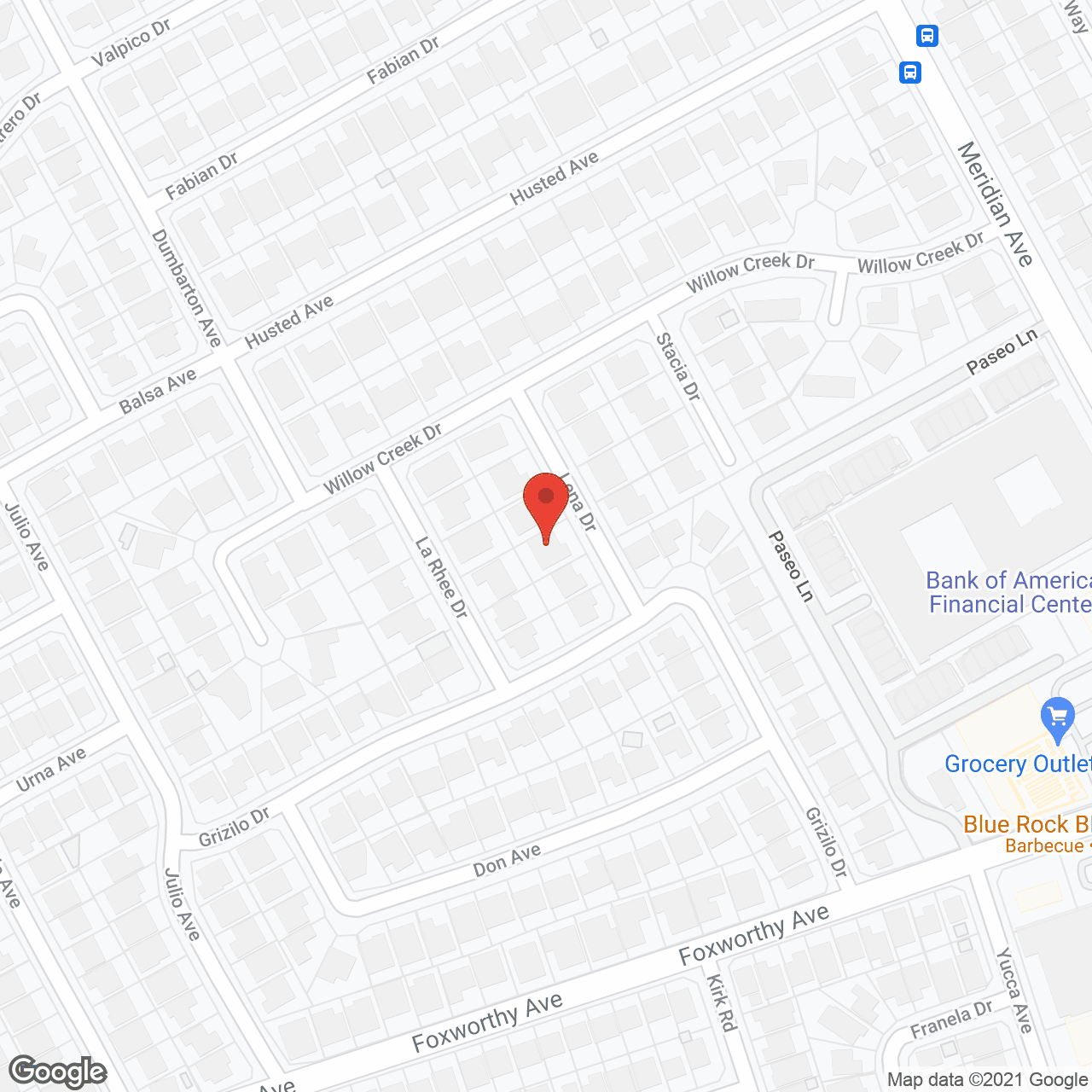 Map of the neighborhood around Bon Homie III Lena