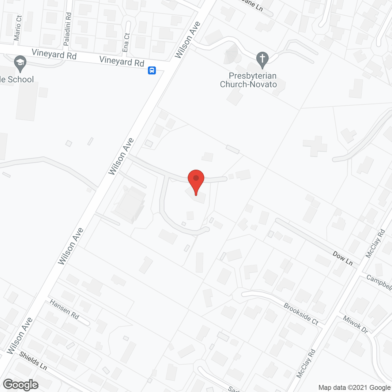 Map of the neighborhood around Indian Valley View