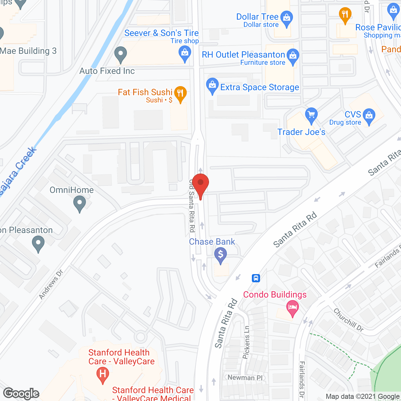 Map of the neighborhood around Brigton Gardens