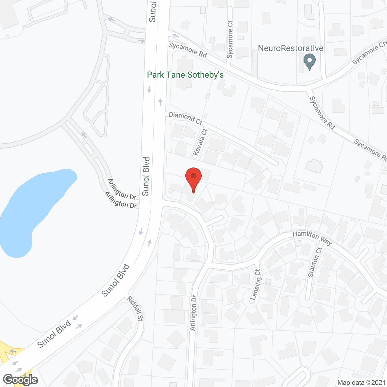 Map of the neighborhood around Abigail's Guest Home