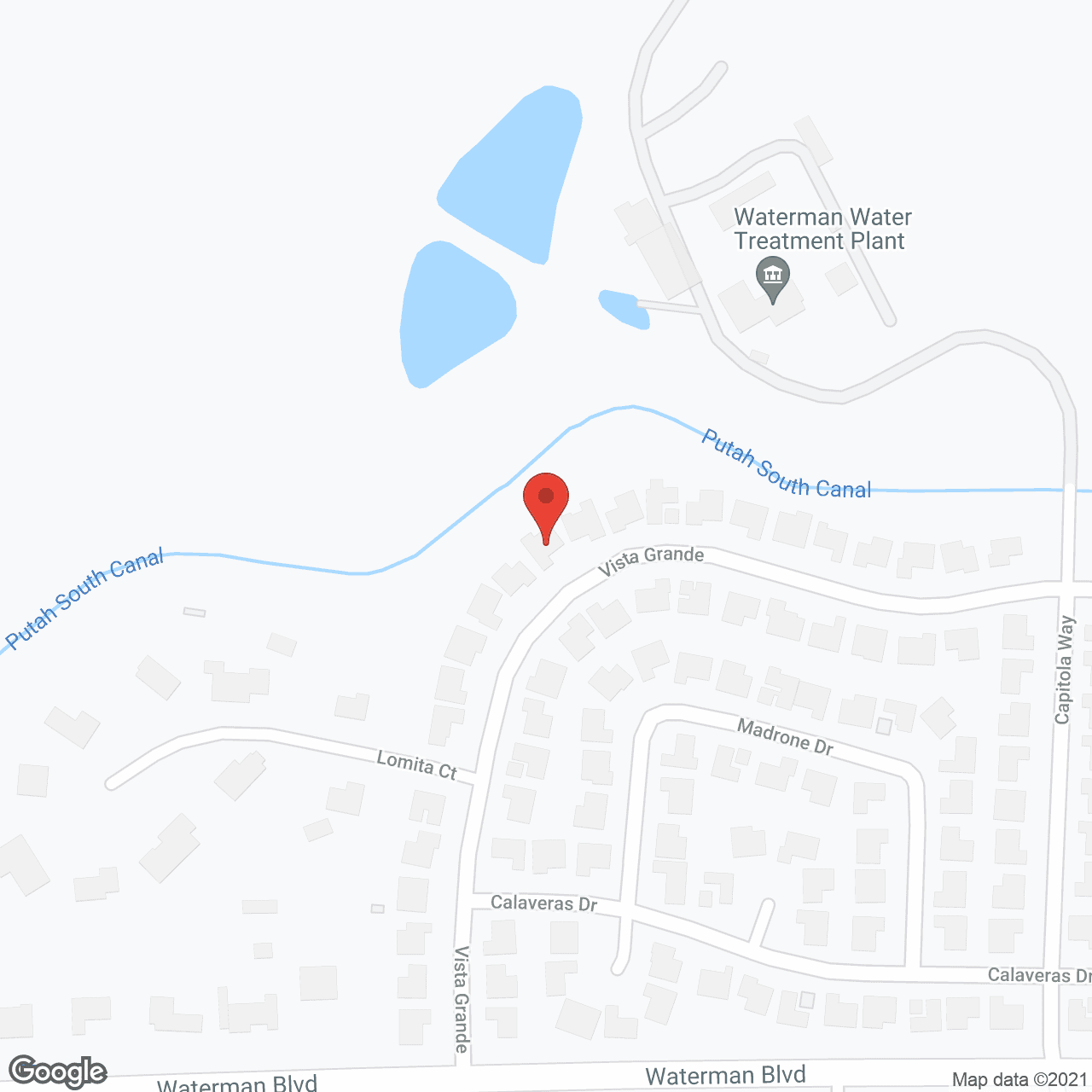 Map of the neighborhood around Nene's Rest Home