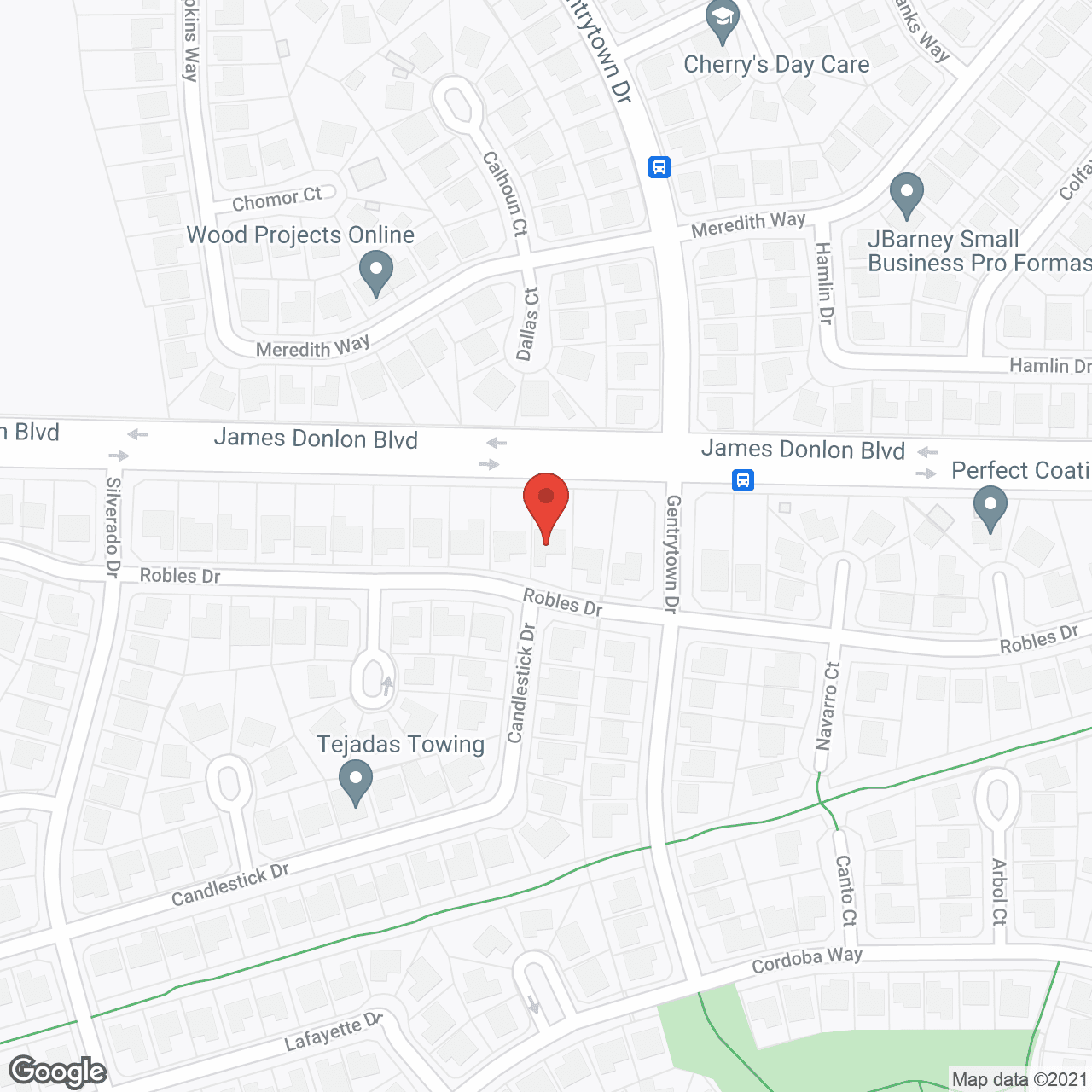 Map of the neighborhood around Windrose Care Home