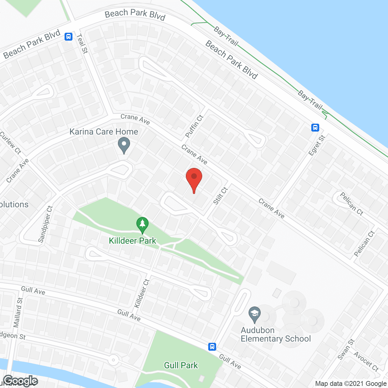Map of the neighborhood around Stilt Court Regency Care Home