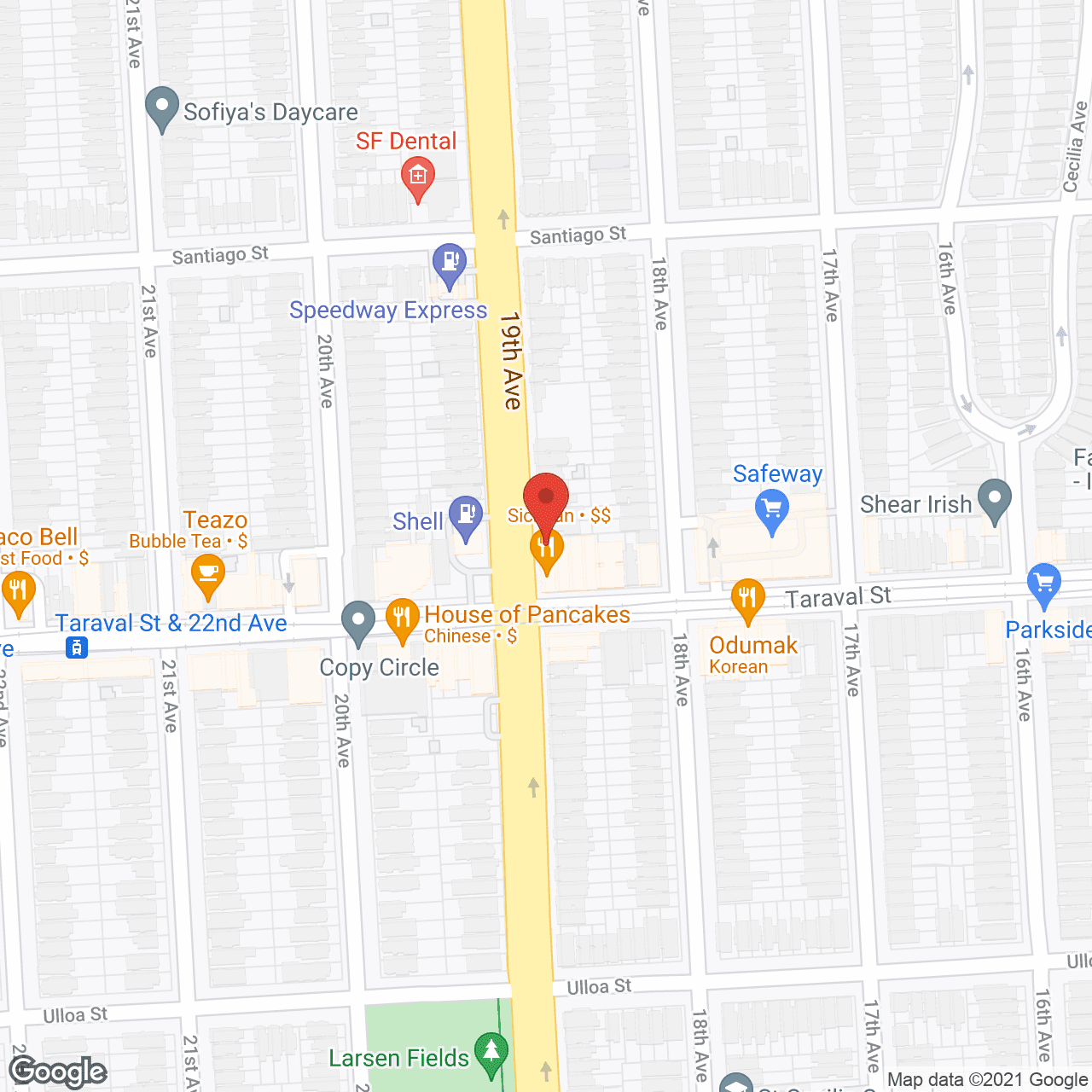 Map of the neighborhood around Sunflower Garden Assisted Live
