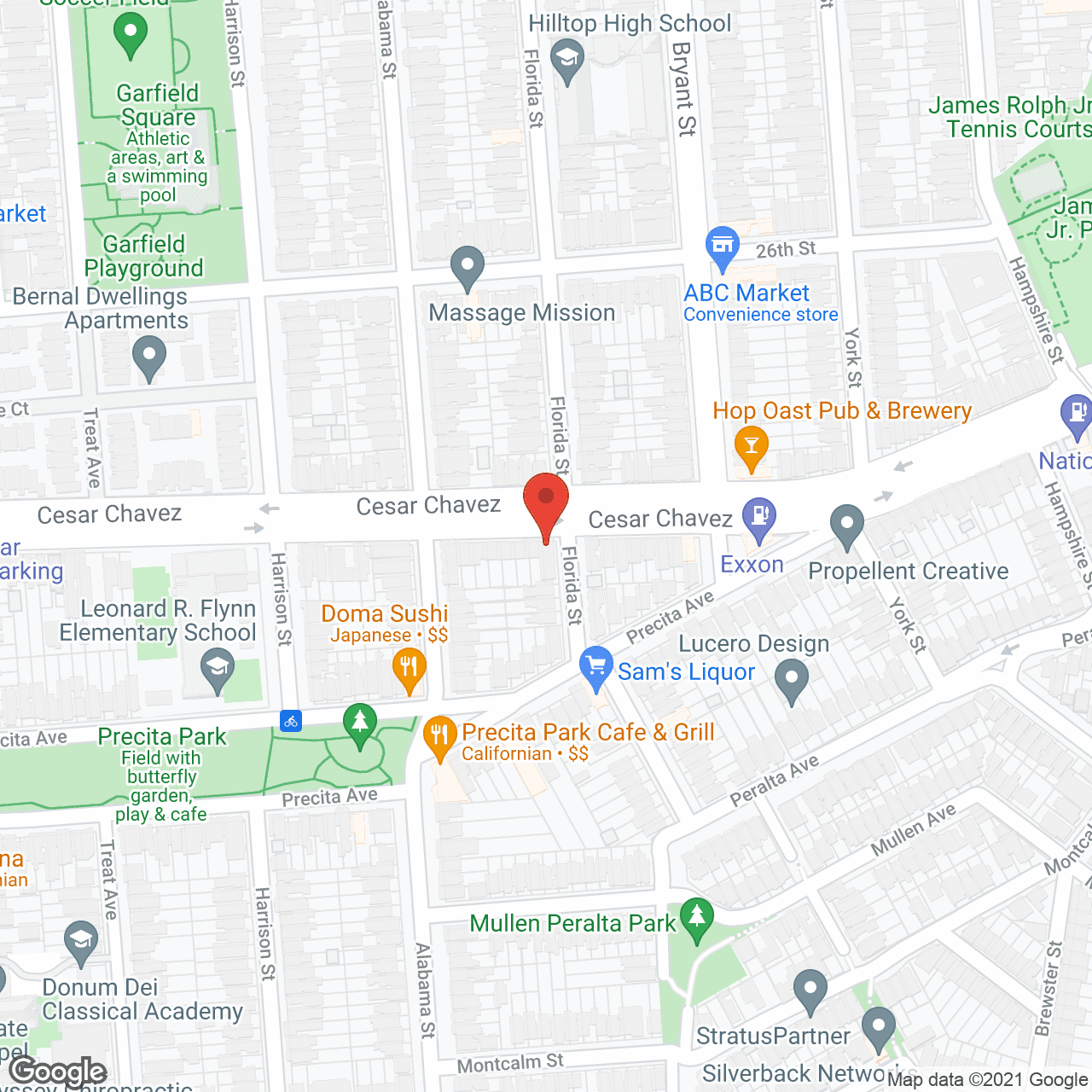 Map of the neighborhood around Araville Residential Care Home