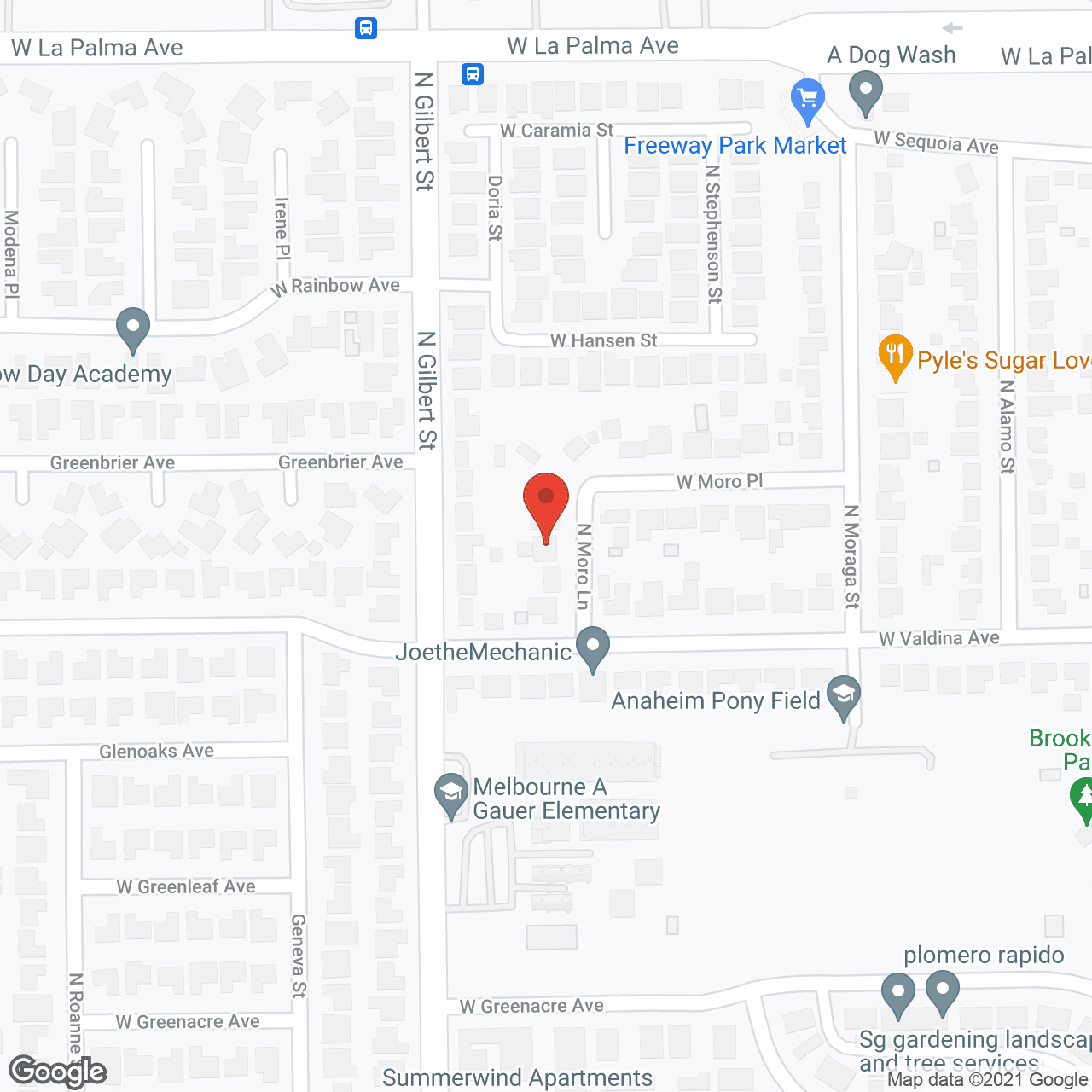 Map of the neighborhood around Sister Dominique Care Home