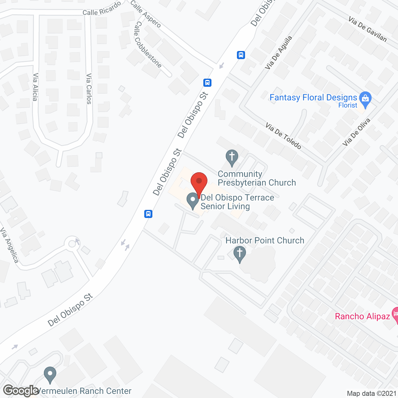 Ivy Park at San Juan Capistrano in google map