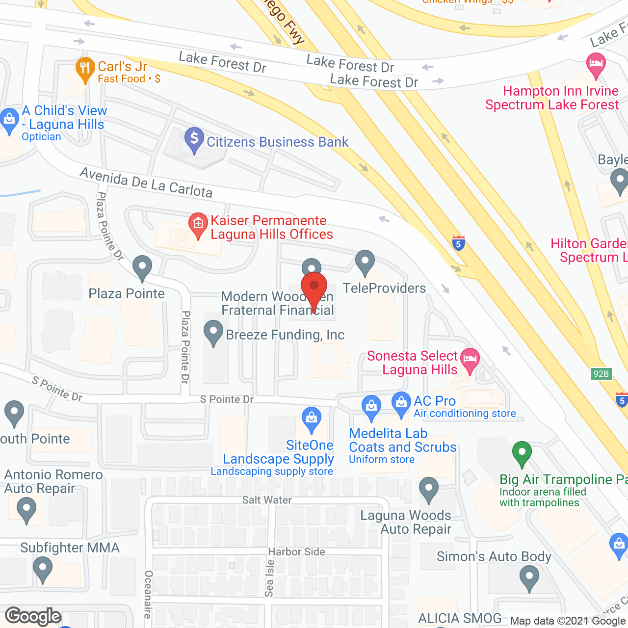 Map of the neighborhood around Beverly Health & Rehab