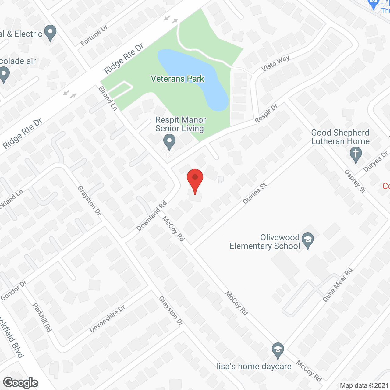 Map of the neighborhood around The Royal Inns Residential Care Homes I
