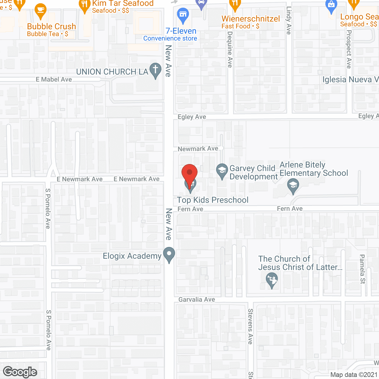 Map of the neighborhood around New Fern Guest Home