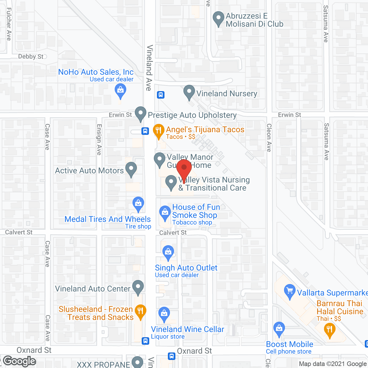 Map of the neighborhood around Golden Care Inc
