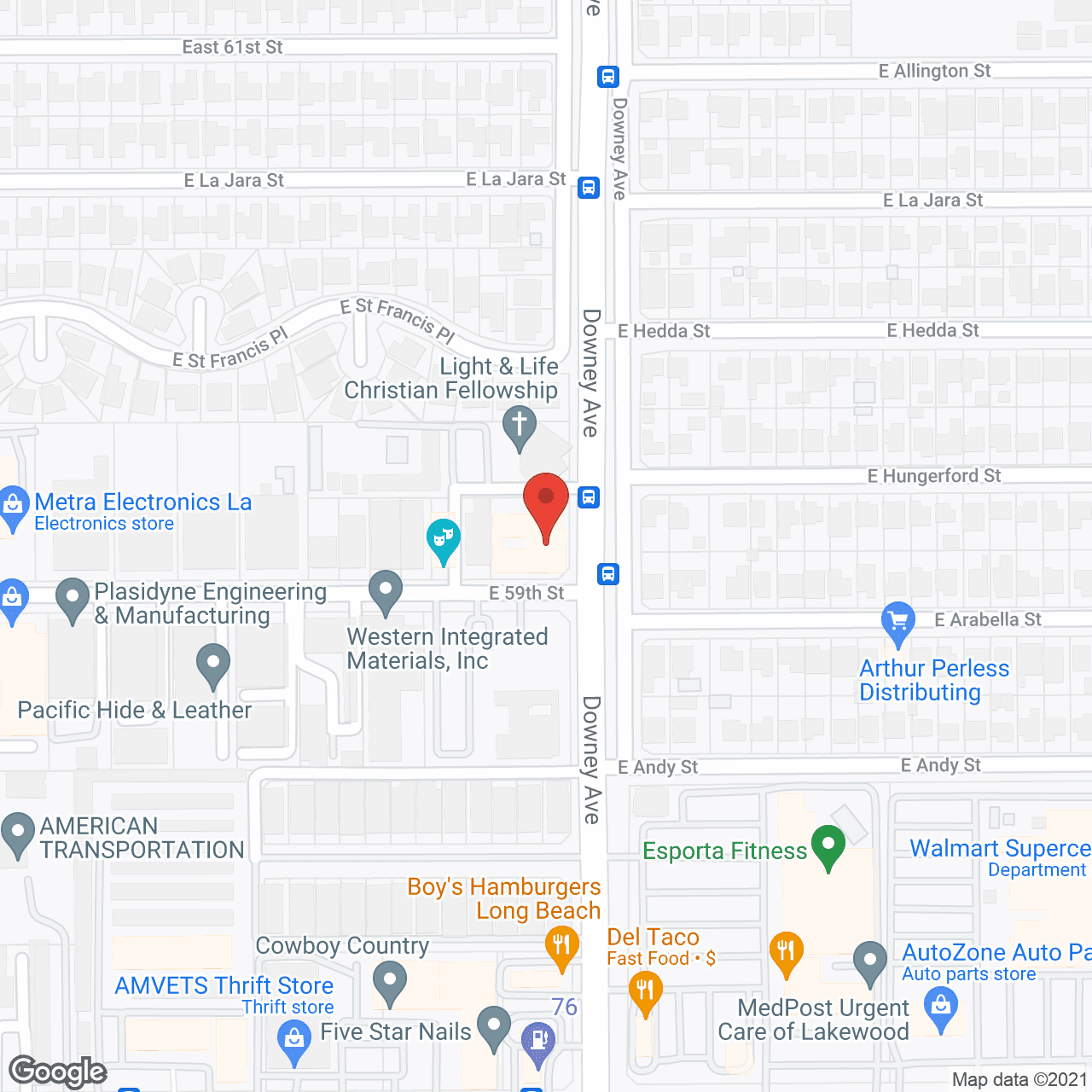 Map of the neighborhood around Country Villa Bay Vista
