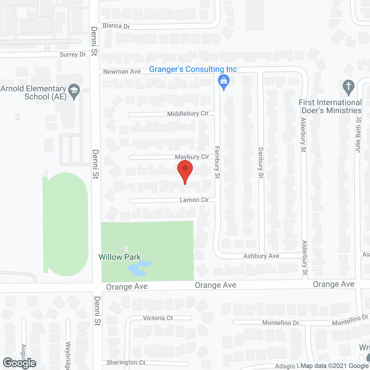 Map of the neighborhood around Cypress Residential Care Home
