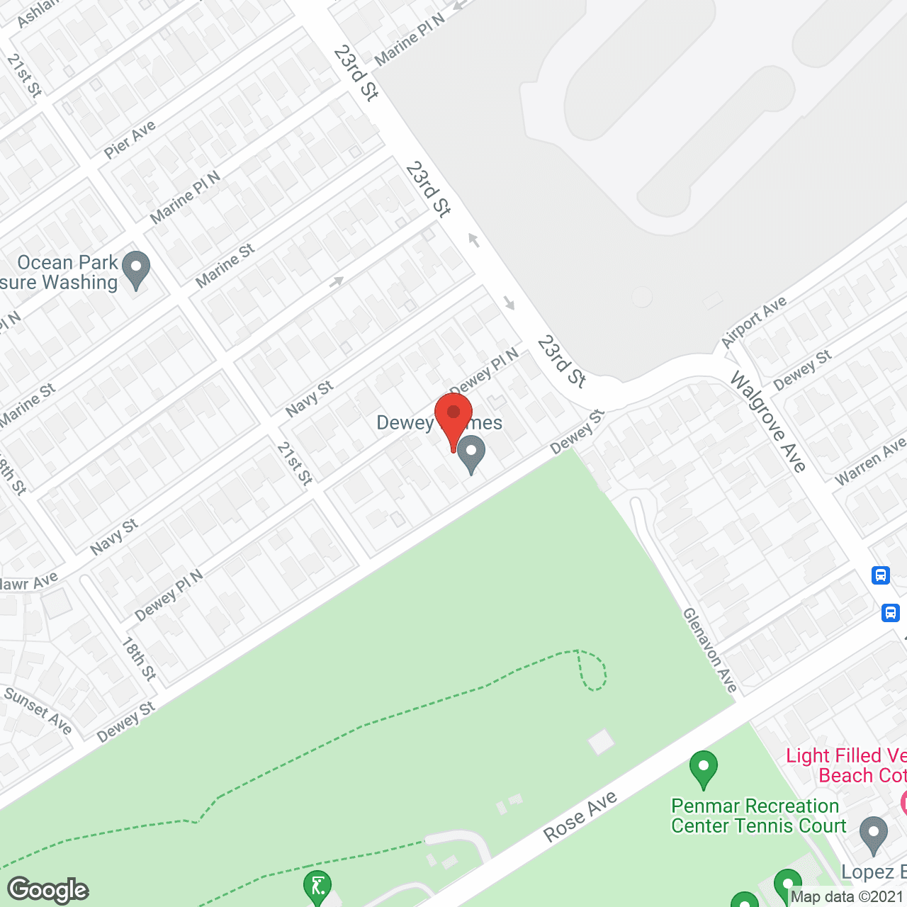 Map of the neighborhood around Dewey Home Inc