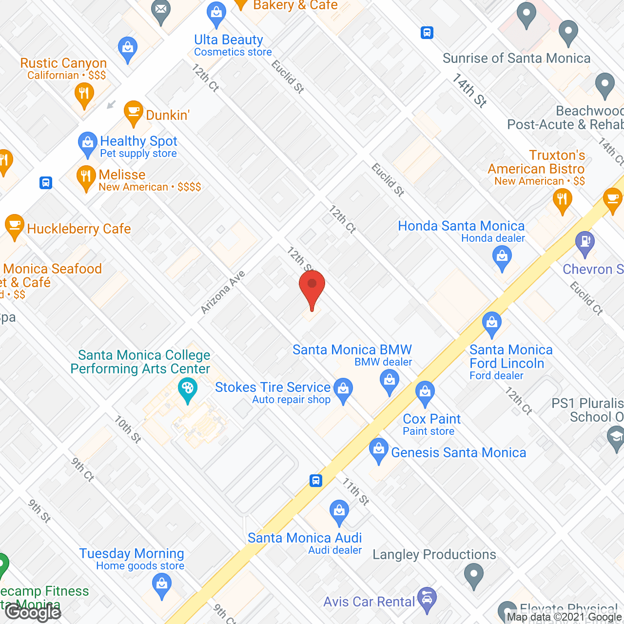 Map of the neighborhood around Ivy House Inc.