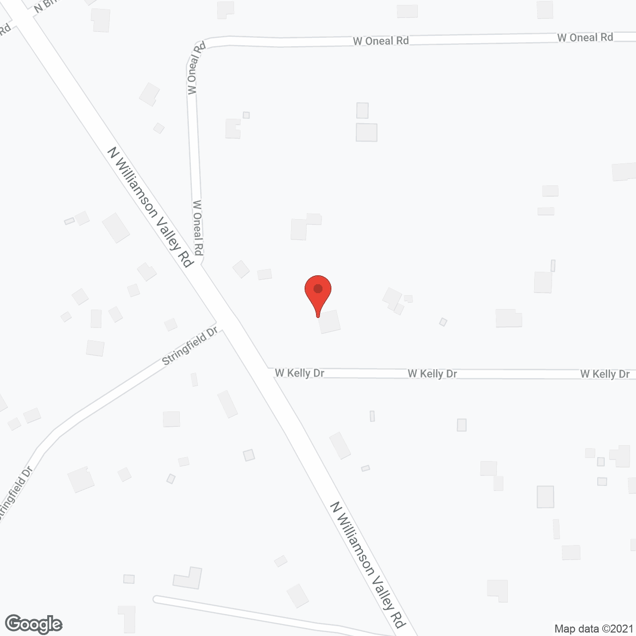 Map of the neighborhood around Peaceful Valley Adult Care Home