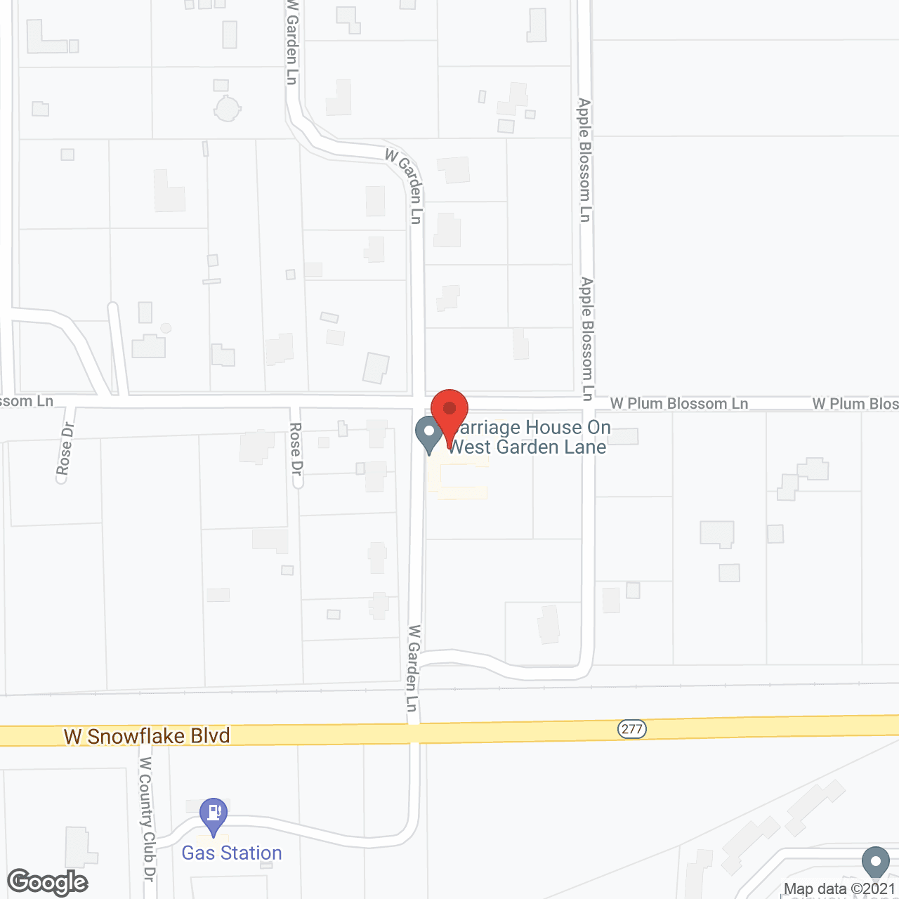 Map of the neighborhood around Carriage House On West Garden