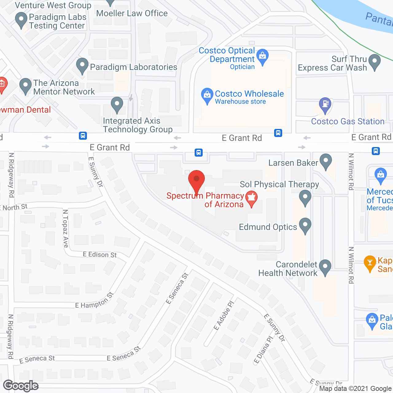 Map of the neighborhood around Devon Gables Health Care Ctr