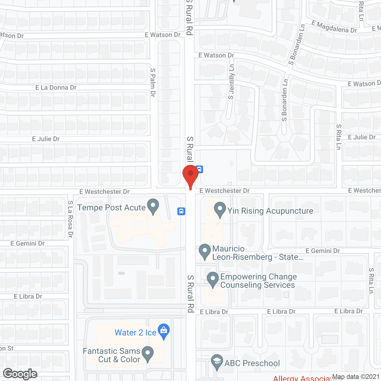 Map of the neighborhood around Westchester Care Ctr