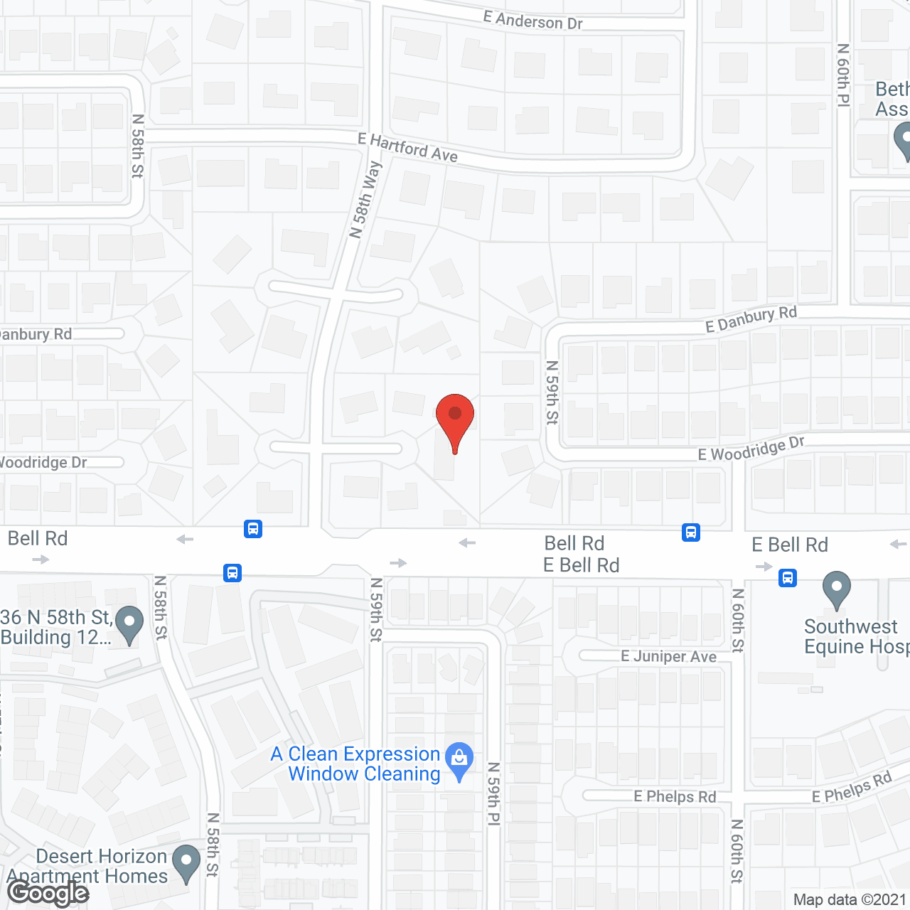 Map of the neighborhood around Golden Heritage Assisted Living Home