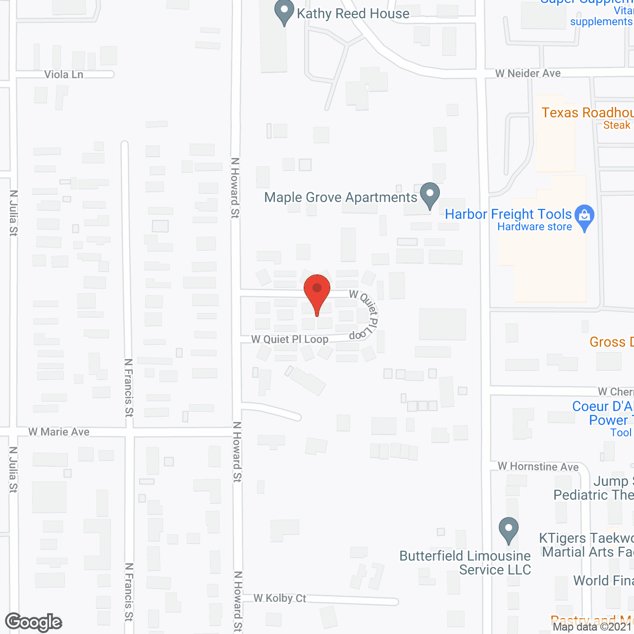 Map of the neighborhood around Northside Manor Homes